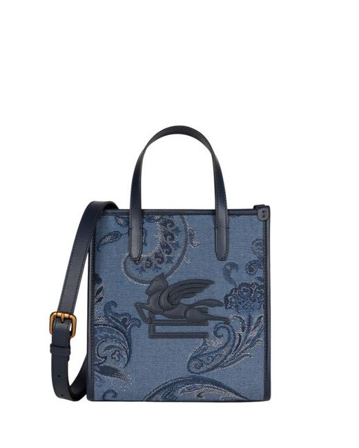 Borsa Love Trotter Piccola di Etro in Blue