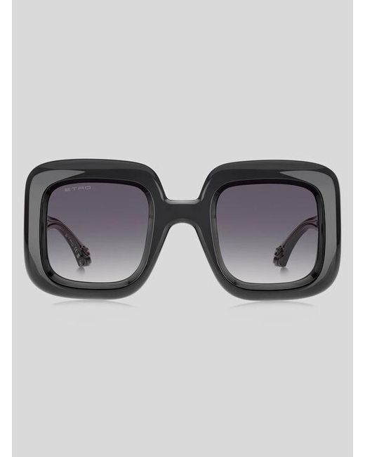 Etro Gray Paisley Sunglasses