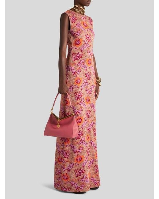 Etro Pink Medium Vela Bag