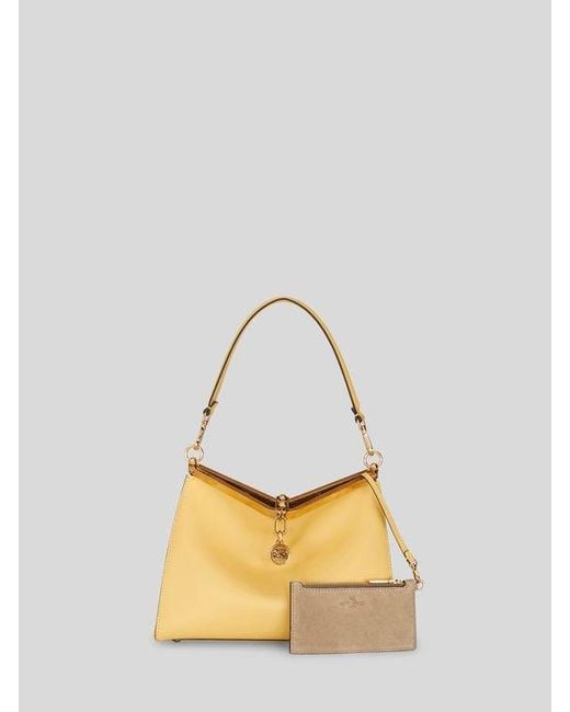 Etro Metallic Medium Vela Bag