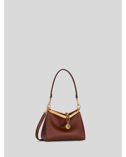 Etro Brown Small Vela Bag