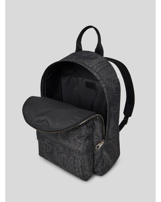 Zaino di Etro in Black da Uomo