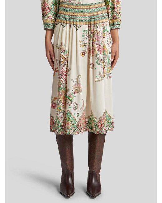 Gonna Midi di Etro in White