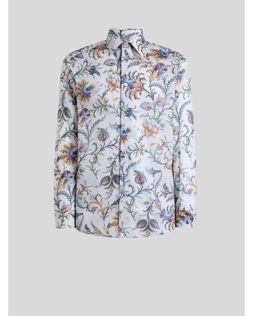 Camicia di Etro in Blue da Uomo