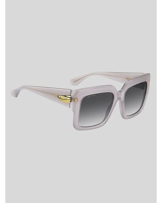 Etro Gray Drop Sunglasses