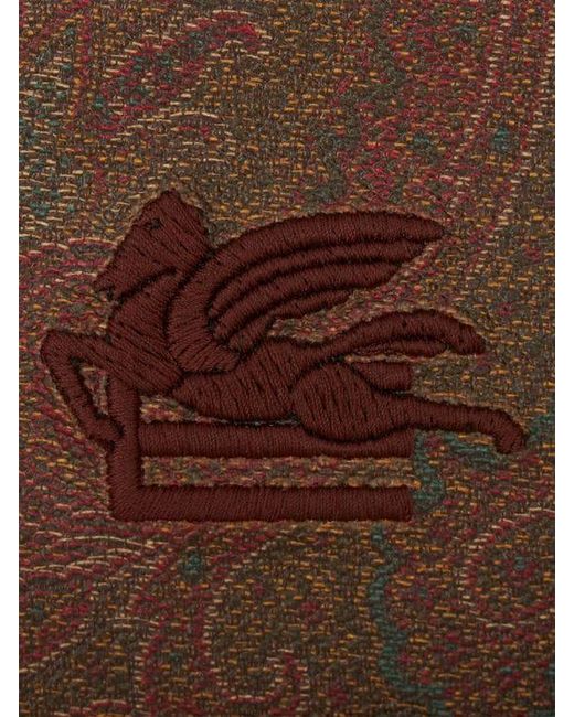 Etro Brown Arnica Card Holder for men