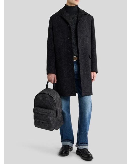 Zaino di Etro in Black da Uomo