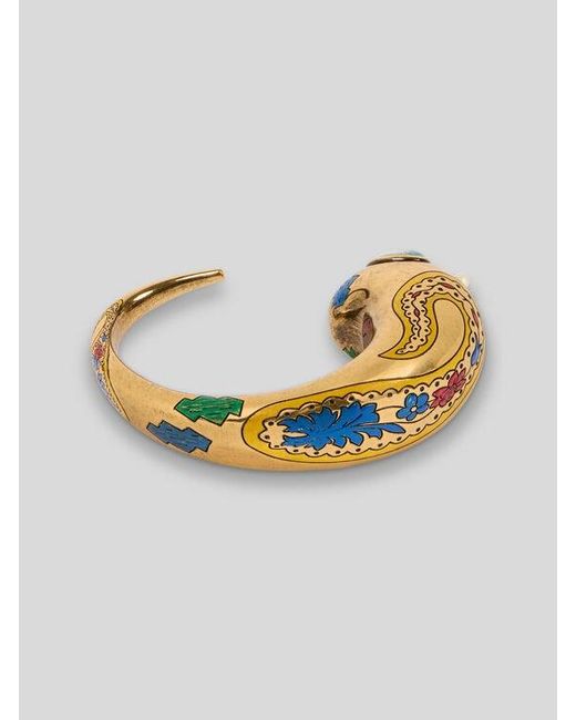 Etro Metallic Alien Bangle Bracelet