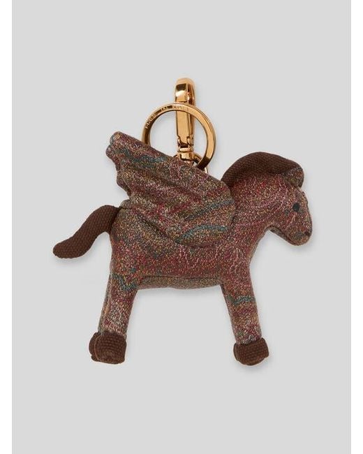 Etro Brown Arnica Pegaso Charm