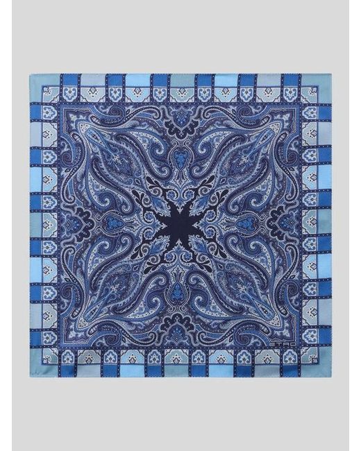 Pochette di Etro in Blue da Uomo
