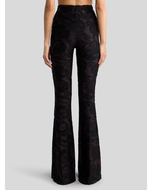 Etro Black Flared Trousers