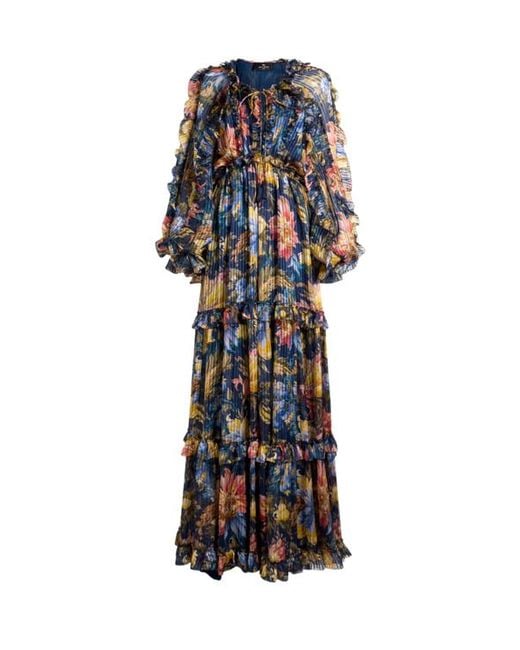 Etro White Long Dress