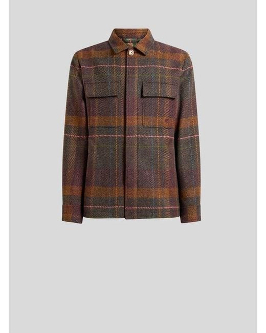 Etro Brown Shacket for men