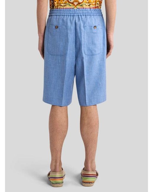 Bermuda di Etro in Blue da Uomo