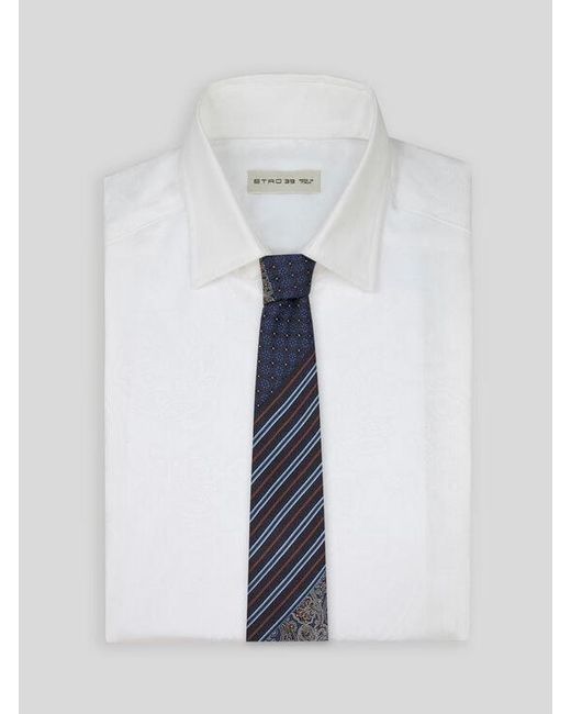 Cravatta di Etro in Blue da Uomo