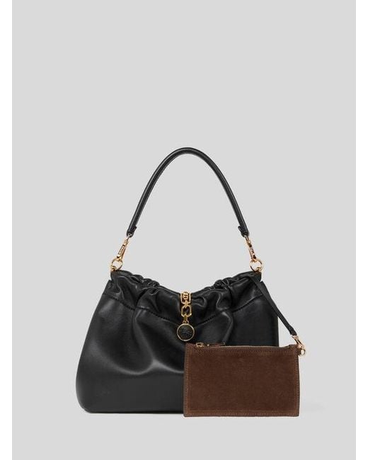 Etro Black Medium Vela Blossom Bag