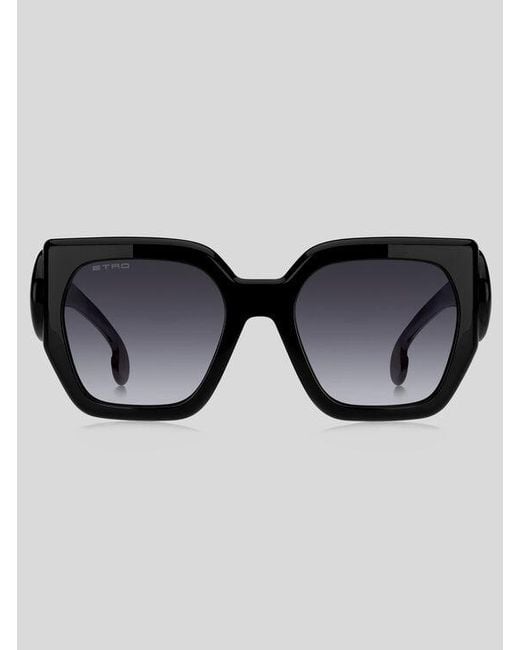 Etro Black Paisley Sunglasses