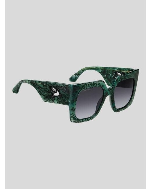 Etro Green Mania Sunglasses