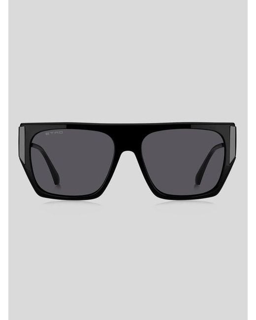 Etro Black New Tailoring Sunglasses for men