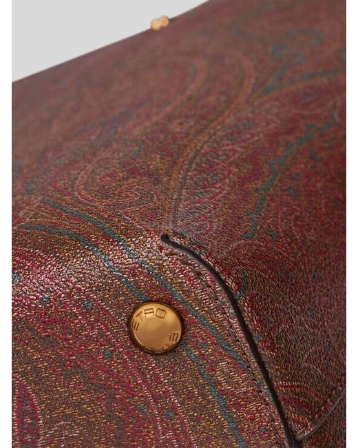 Etro Brown Medium Essential Arnica Bag With Clutch