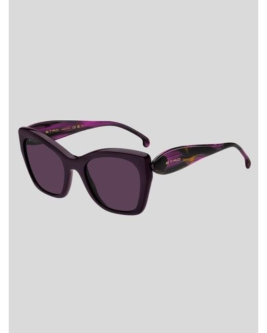 Etro Purple Paisley Sunglasses