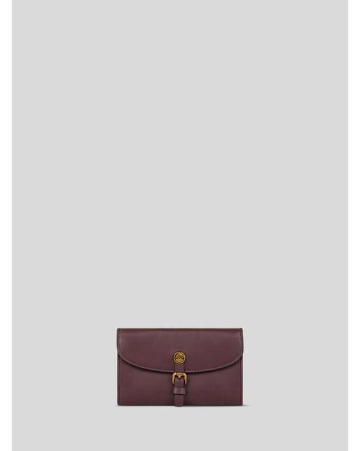 Etro Purple Leather Pony Wallet