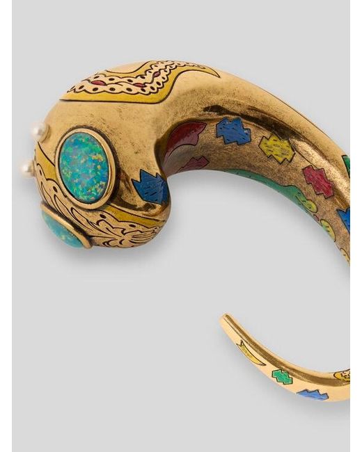 Etro Metallic Alien Bangle Bracelet