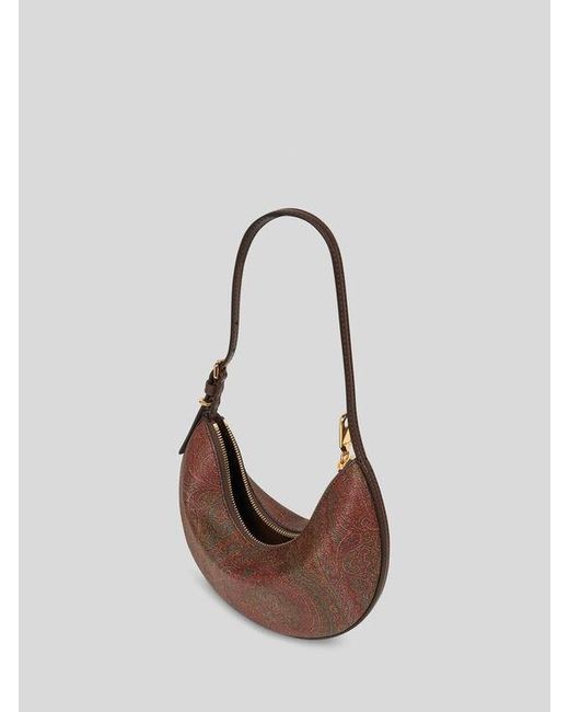 Etro Brown Small Essential Arnica Hobo Bag