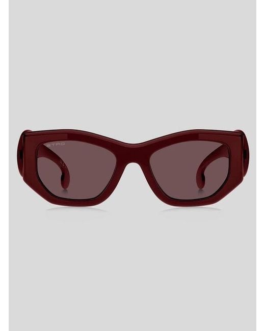 Etro Purple Paisley Sunglasses