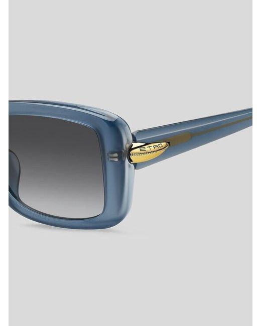 Etro Blue Drop Sunglasses