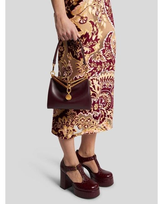 Etro Purple Small Vela Bag