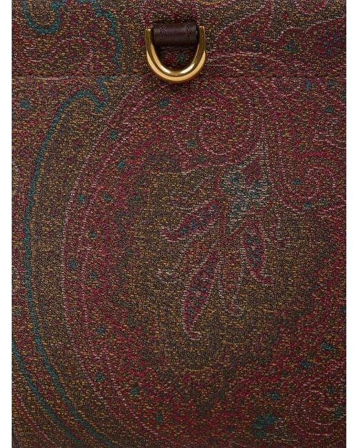 Etro Brown Mini Arnica Clutch Talk