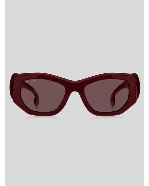 Etro Purple Paisley Sunglasses