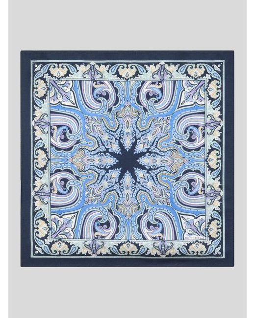 Pochette di Etro in Blue da Uomo