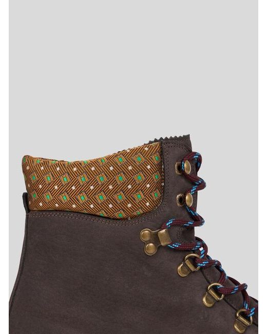 Etro Brown Trekking Ankle Boots for men