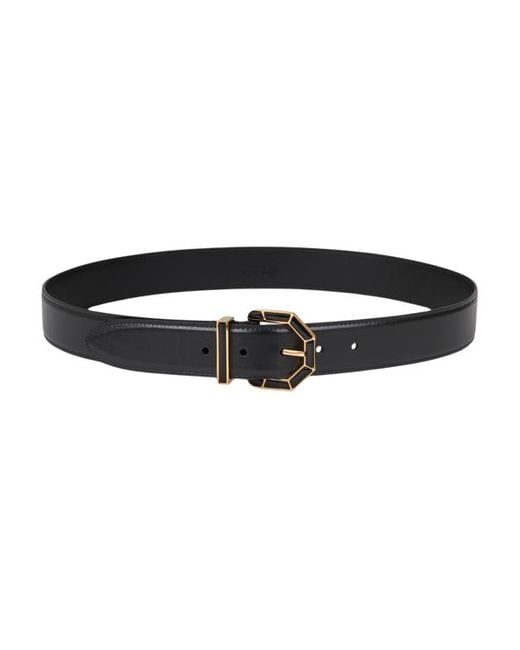 Cintura Con Fibbia Geometrica di Etro in Black