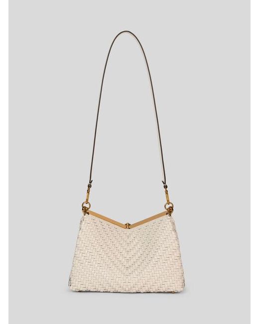 Etro Natural Medium Woven Vela Bag