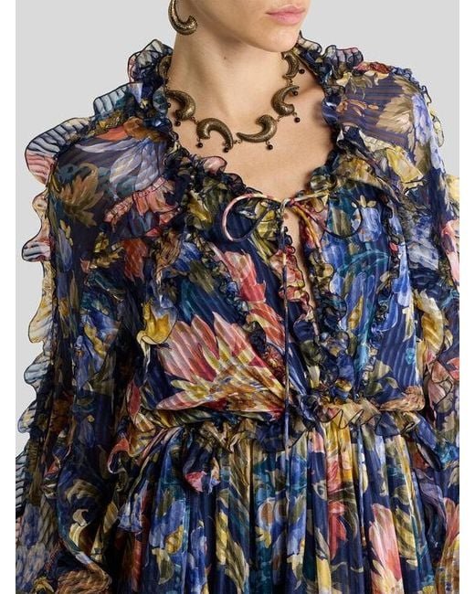 Etro White Long Dress