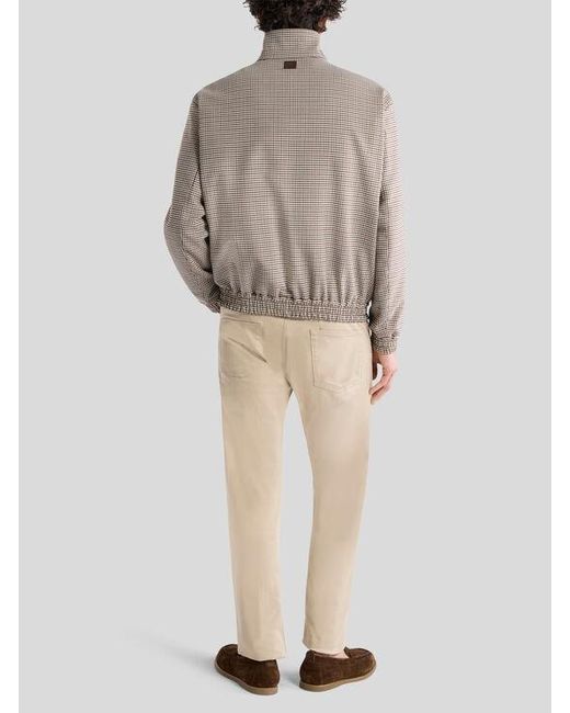 Etro Gray Turtleneck Jacket for men