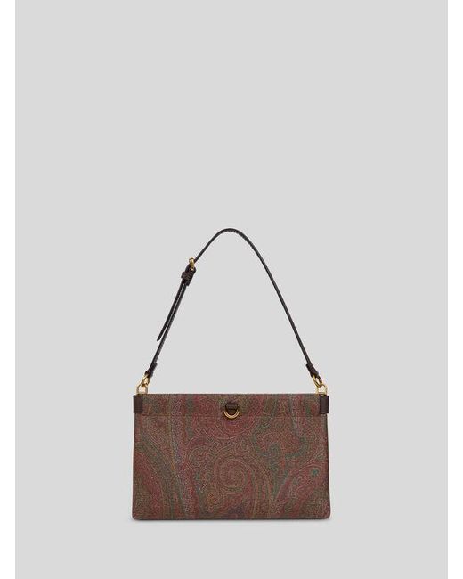 Etro Brown Mini-Clutch Talk