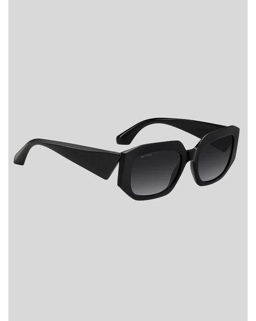 Etro Black Tailoring Sunglasses