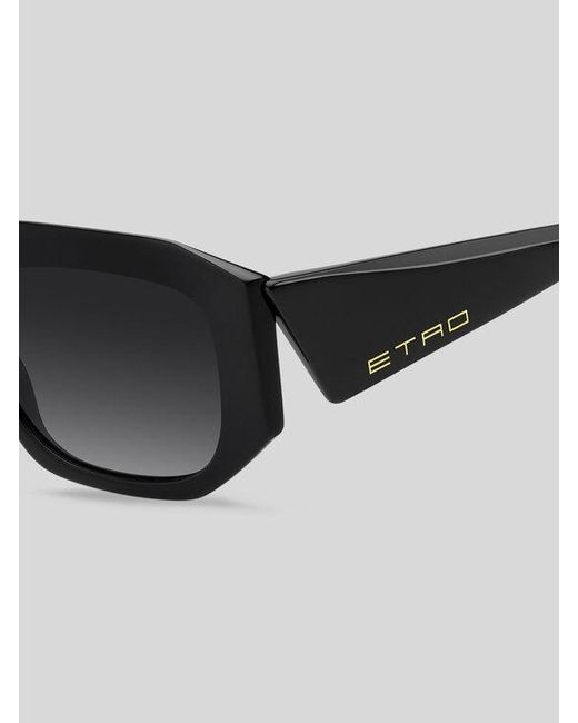 Etro Black Tailoring Sunglasses