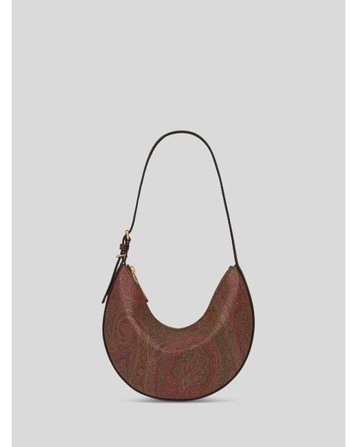 Etro Brown Small Essential Arnica Hobo Bag