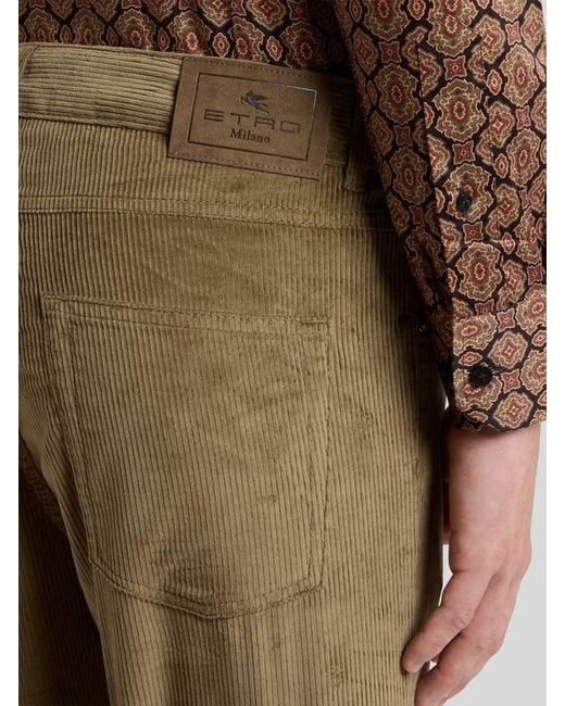 Etro Natural Five-Pocket Trousers for men