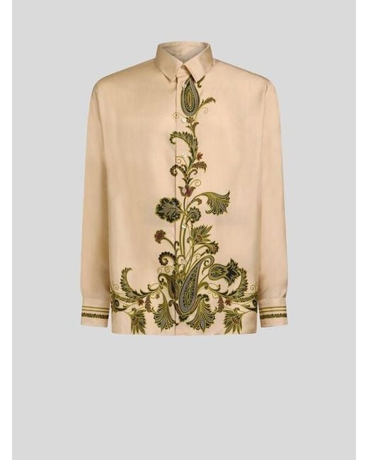 Camicia di Etro in Natural da Uomo