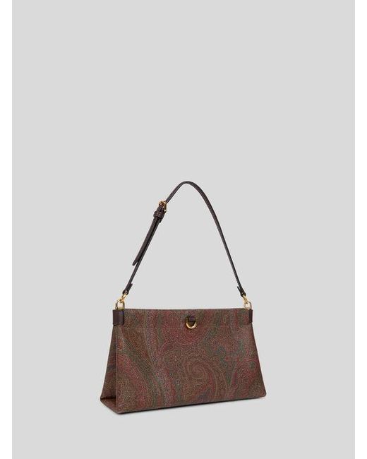 Etro Brown Mini-Clutch Talk