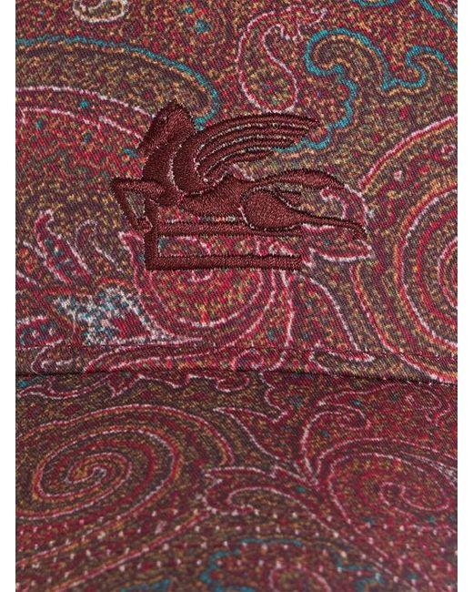 Cappello Baseball di Etro in Red da Uomo