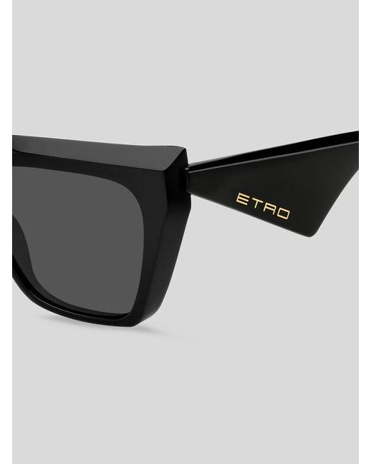 Etro Black Tailoring Sunglasses