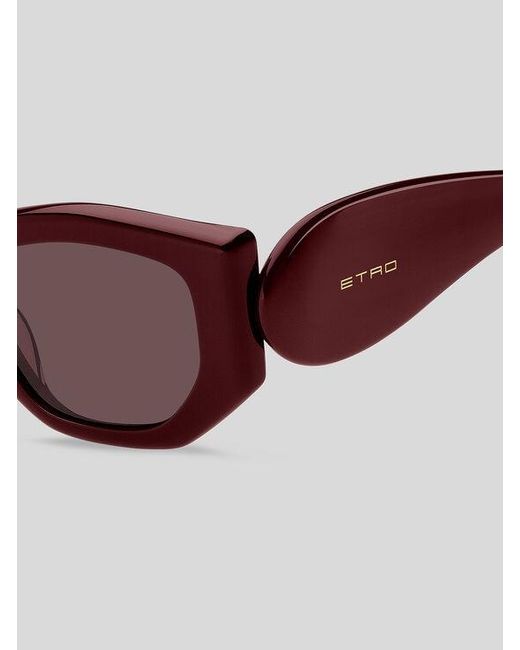 Etro Purple Paisley Sunglasses