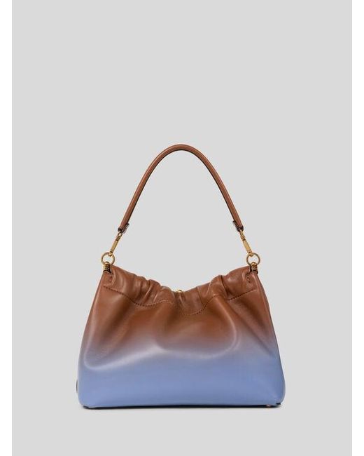 Etro Purple Medium Vela Blossom Bag